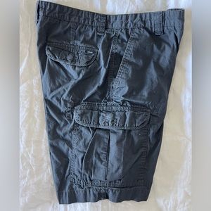 Chaps brand cargo shorts, lightly worn, dark blue, 32”